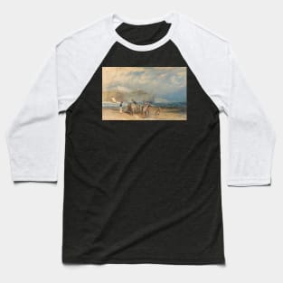 Folkestone Harbour and Coast to Dover by J.M.W. Turner Baseball T-Shirt